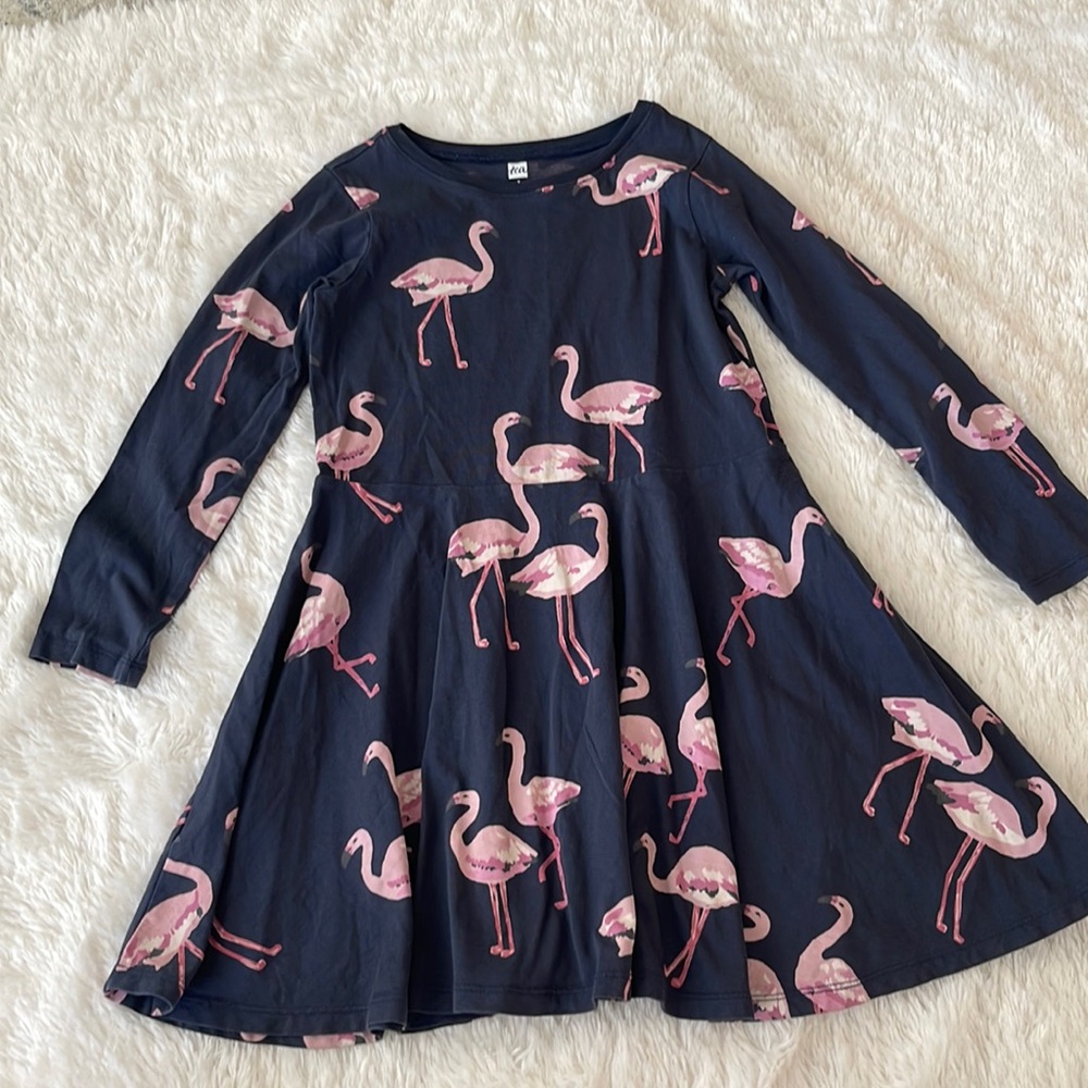 Tea Collection long sleeve girl dress size 7
